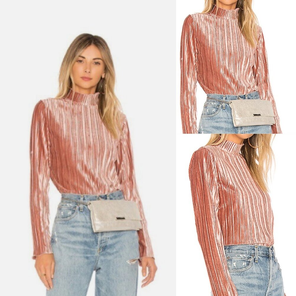 J.O.A. Velvet Sweater
